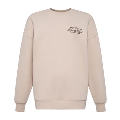 Relaxed Fit Crew Neck Sweat - Stone