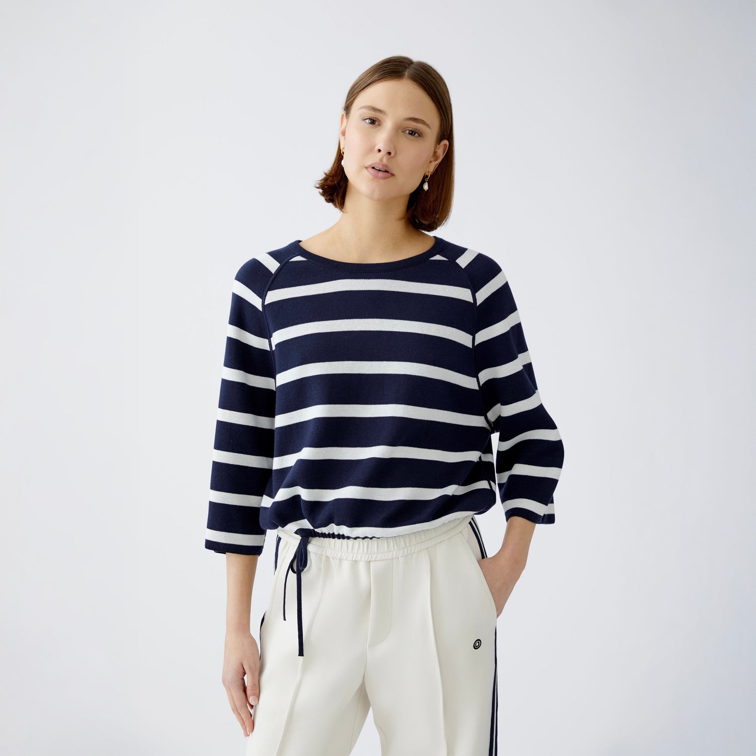 Reversible Stripe Jumper - Dark Blue