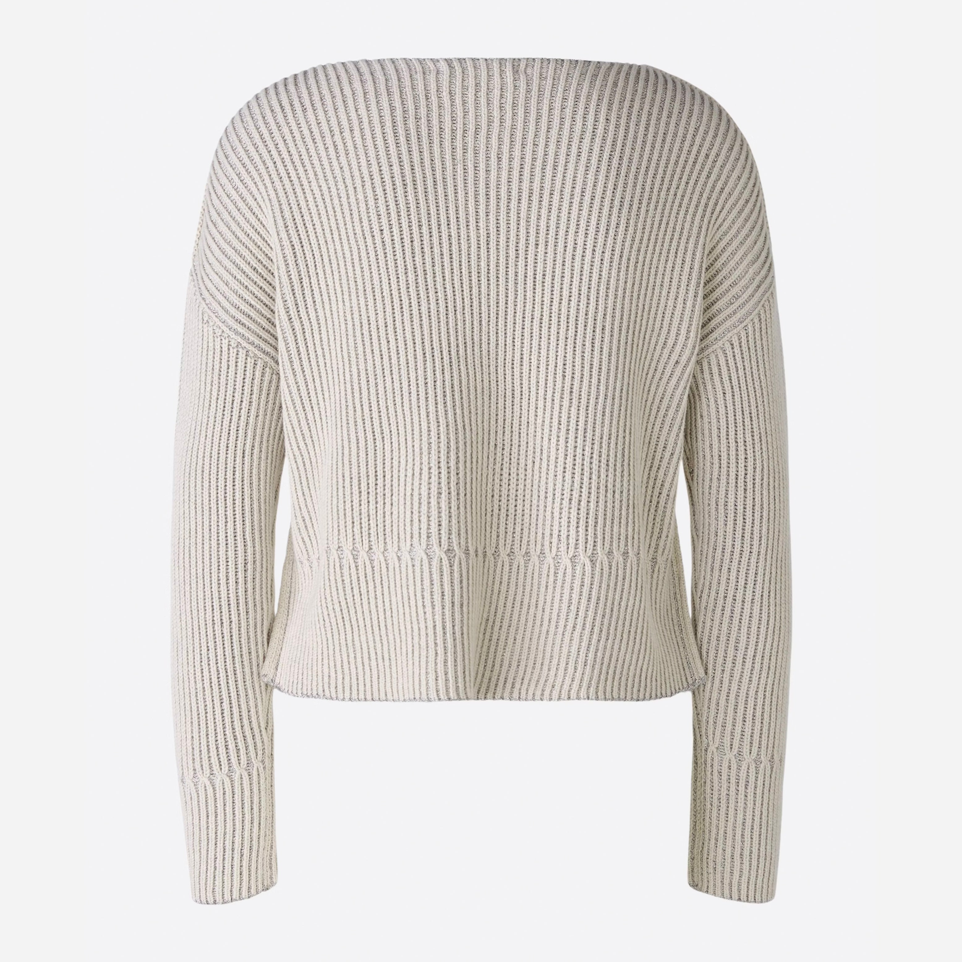 Ribbed Jumper - Stone Grey