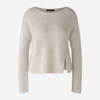 Ribbed Jumper - Stone Grey