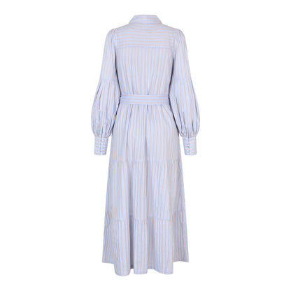 Rosetta Balloon Sleeve Dress - Cotton Dobby