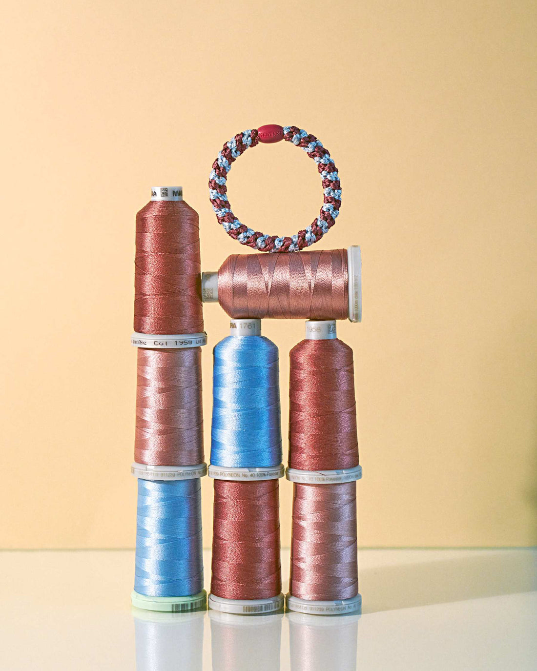 Kknekki Band - Rosewood Seablue Glitter Stripe