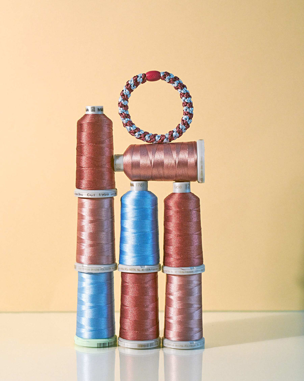 Kknekki Band - Rosewood Seablue Glitter Stripe