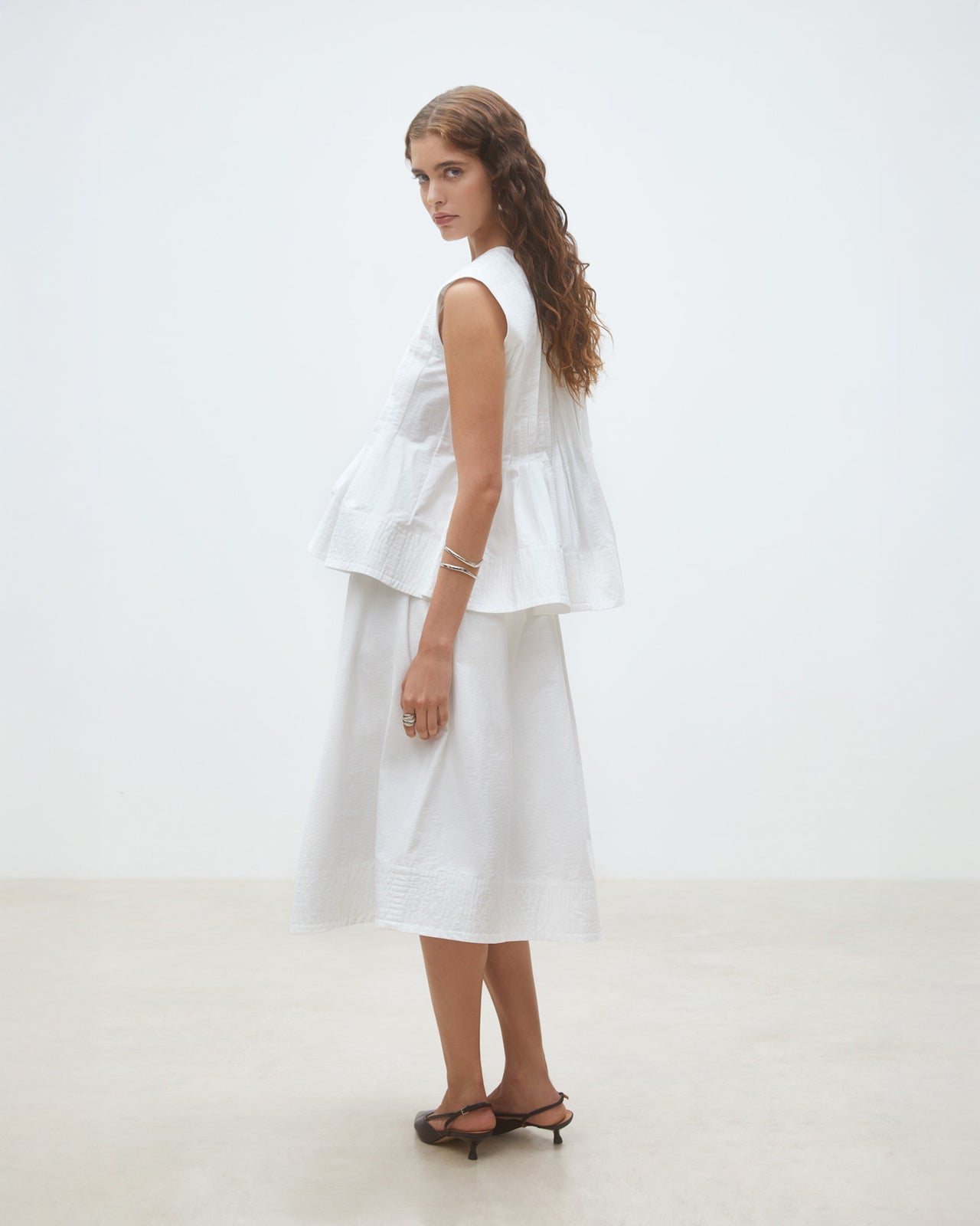 Faye Skirt - Blanc Casse