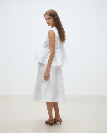 Faye Skirt - Blanc Casse