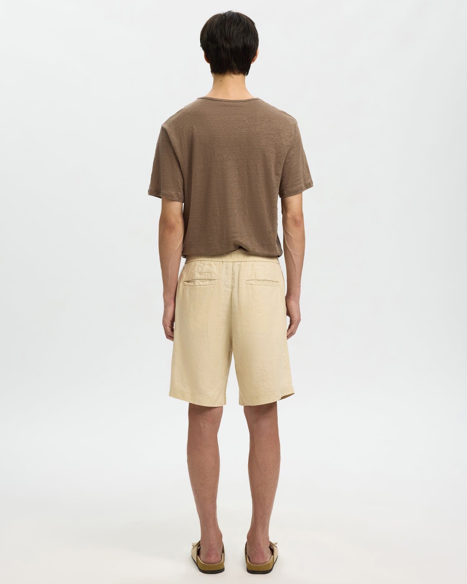 Art Linen Shorts - Oatmeal