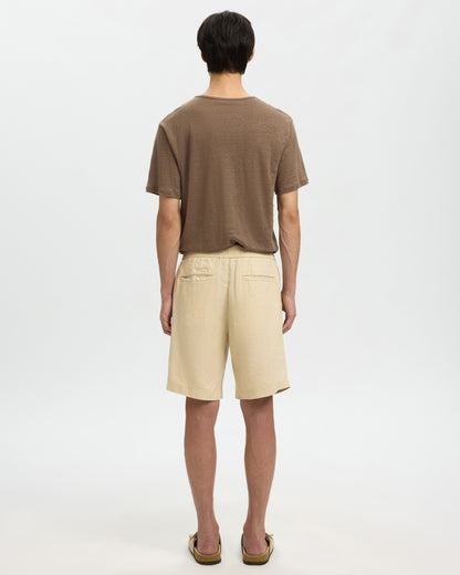 Art Linen Shorts - Oatmeal