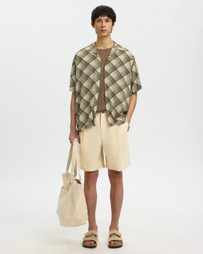Art Linen Shorts - Oatmeal