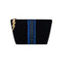 Small Velvet Bag - Navy Stripe