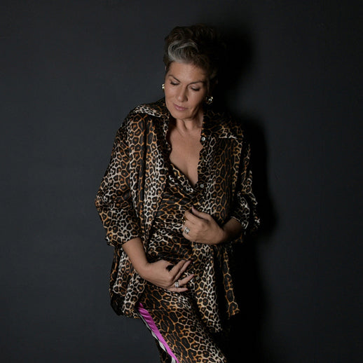 The Vanity Silk Shirt - Leopard Print