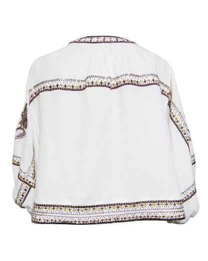 Sorelia Jacket - Simply White / Multicolor Embrroide