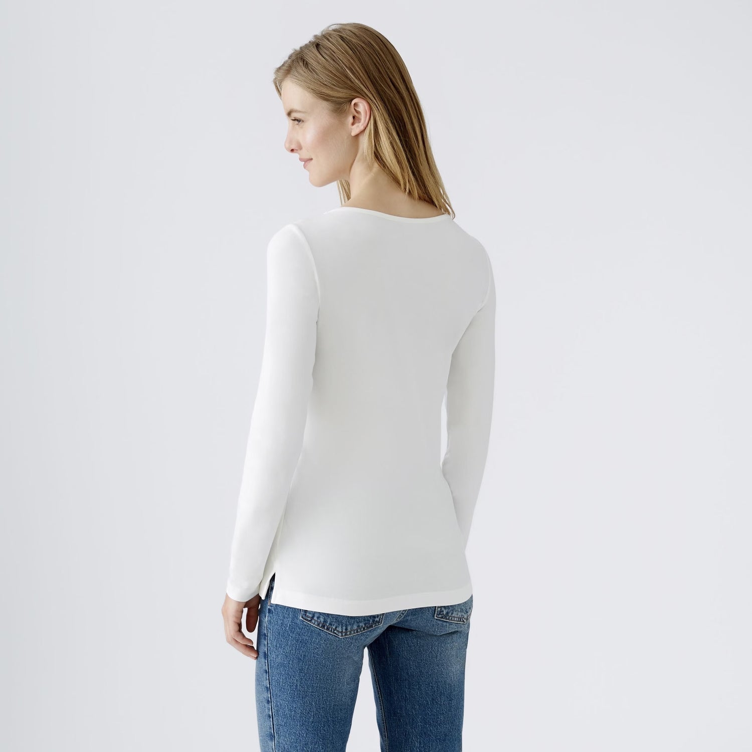 Long Sleeved T-Shirt - Cream