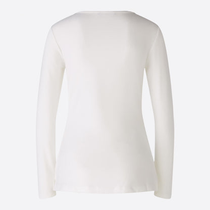 Long Sleeved T-Shirt - Cream