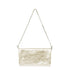 Mimosa Leather Clutch - Whitegold