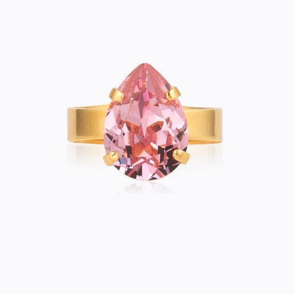 Mini Drop Ring Gold - Light Rose