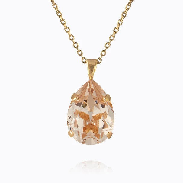 Mini Drop Necklace Gold - Silk