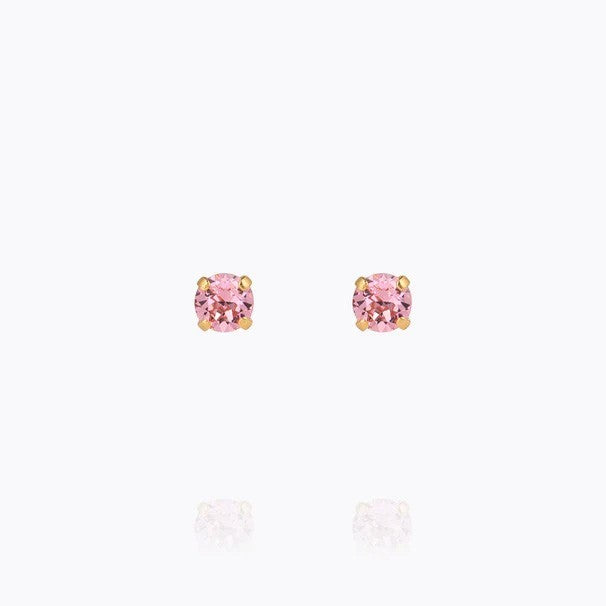 Mini Stud Earrings - Light Rose