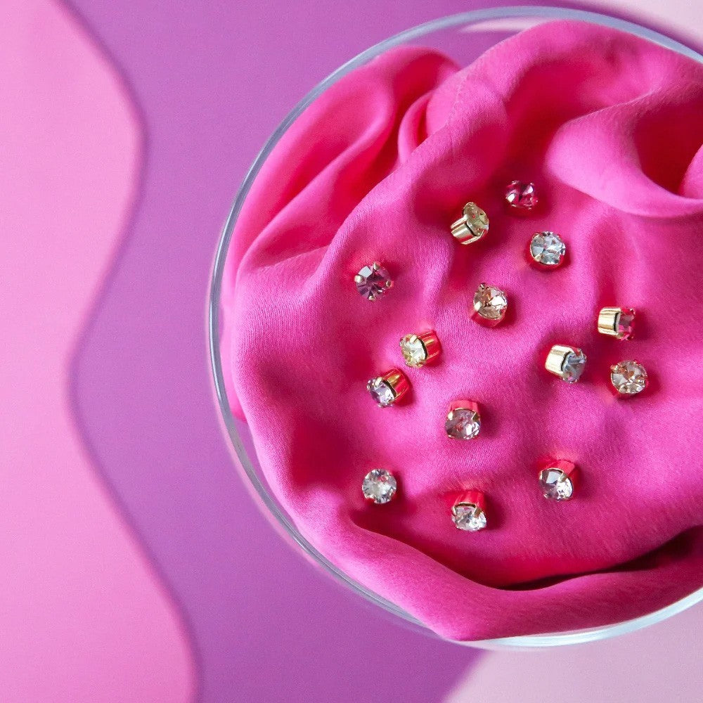 Mini Stud Earrings - Light Azore