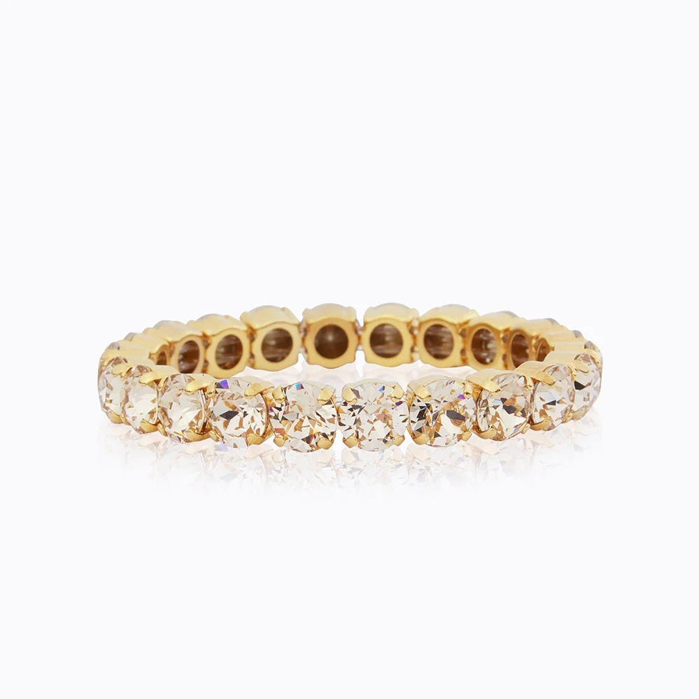 Gia Stud Bracelet Gold - Light Silk