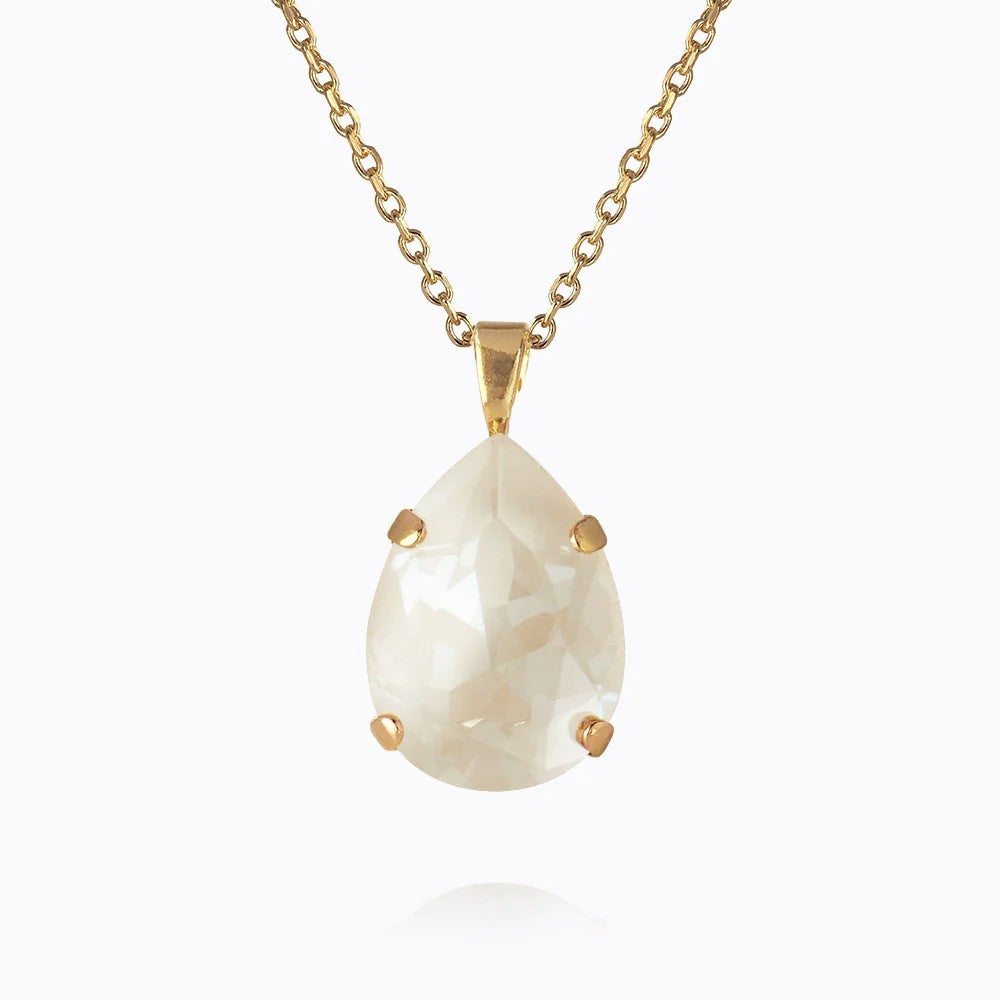Mini Drop Necklace Gold - Linen Ignite