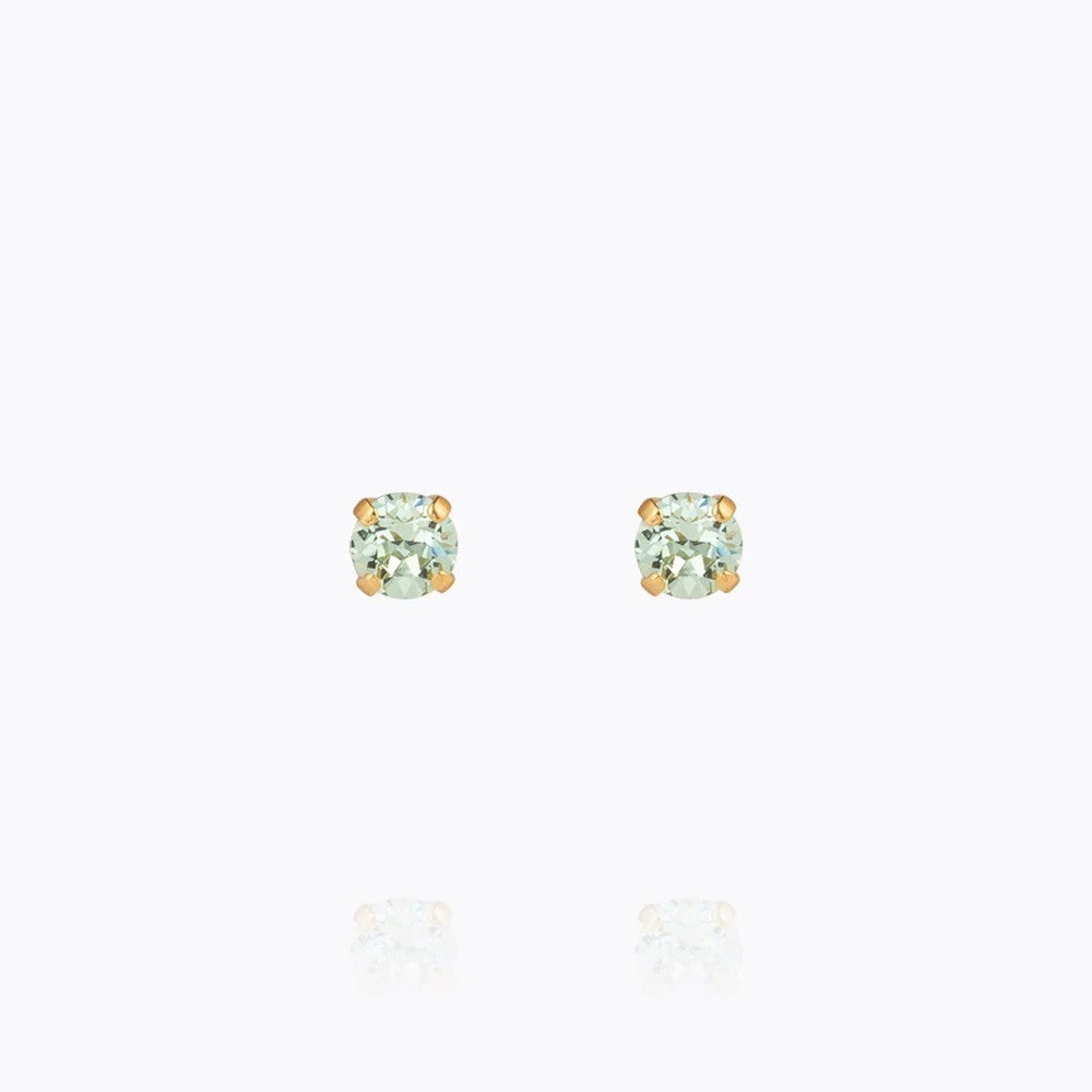 Mini Stud Earrings - Chrysolite