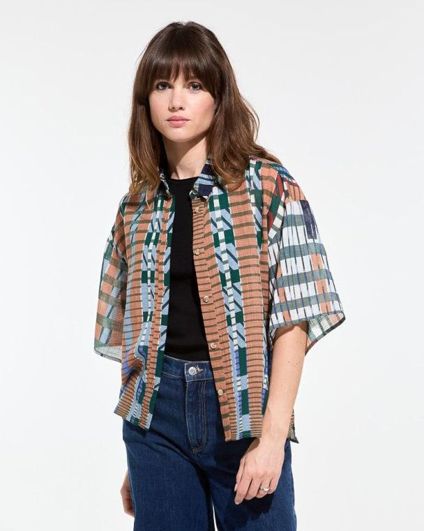 Check Shirt - Rust