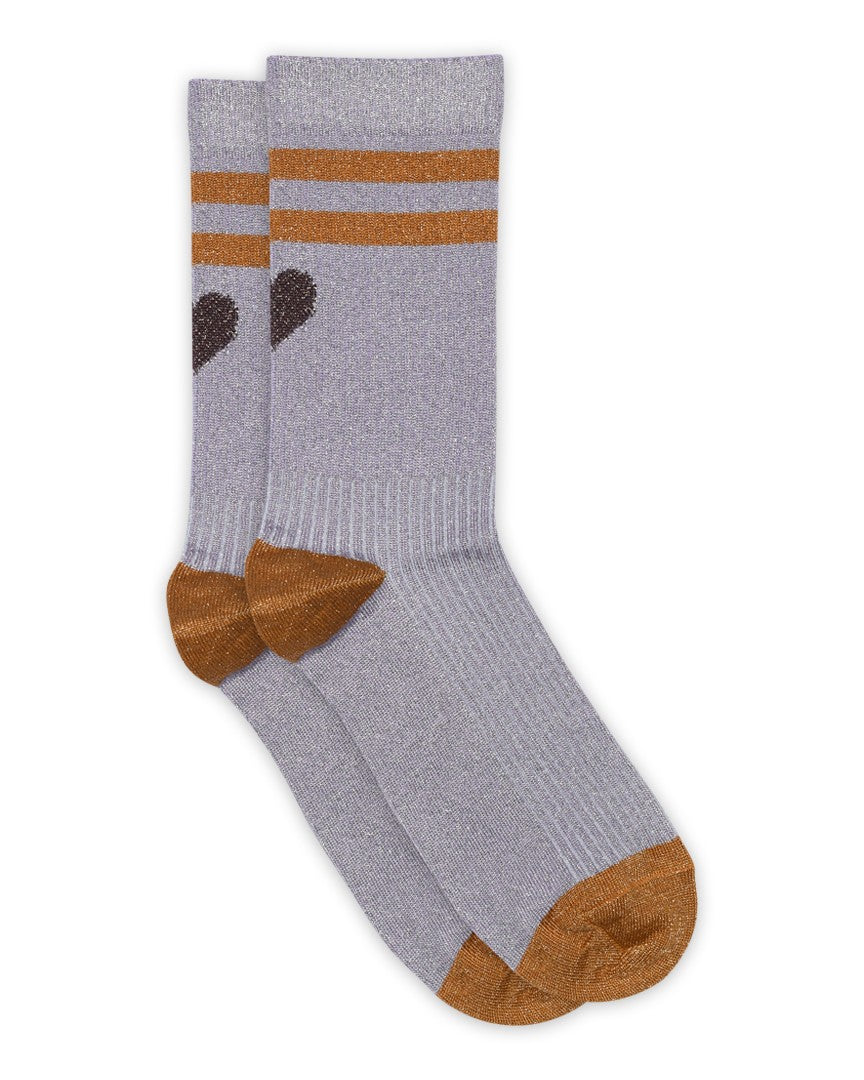 Elga Glitter Socks - Wisteria