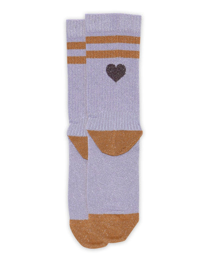 Elga Glitter Socks - Wisteria