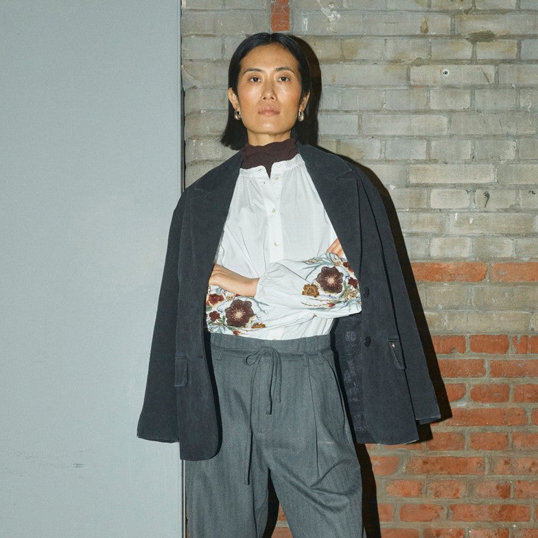 Mysa Popli Shirt - Ecru