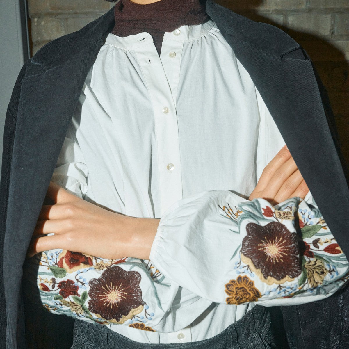 Mysa Popli Shirt - Ecru