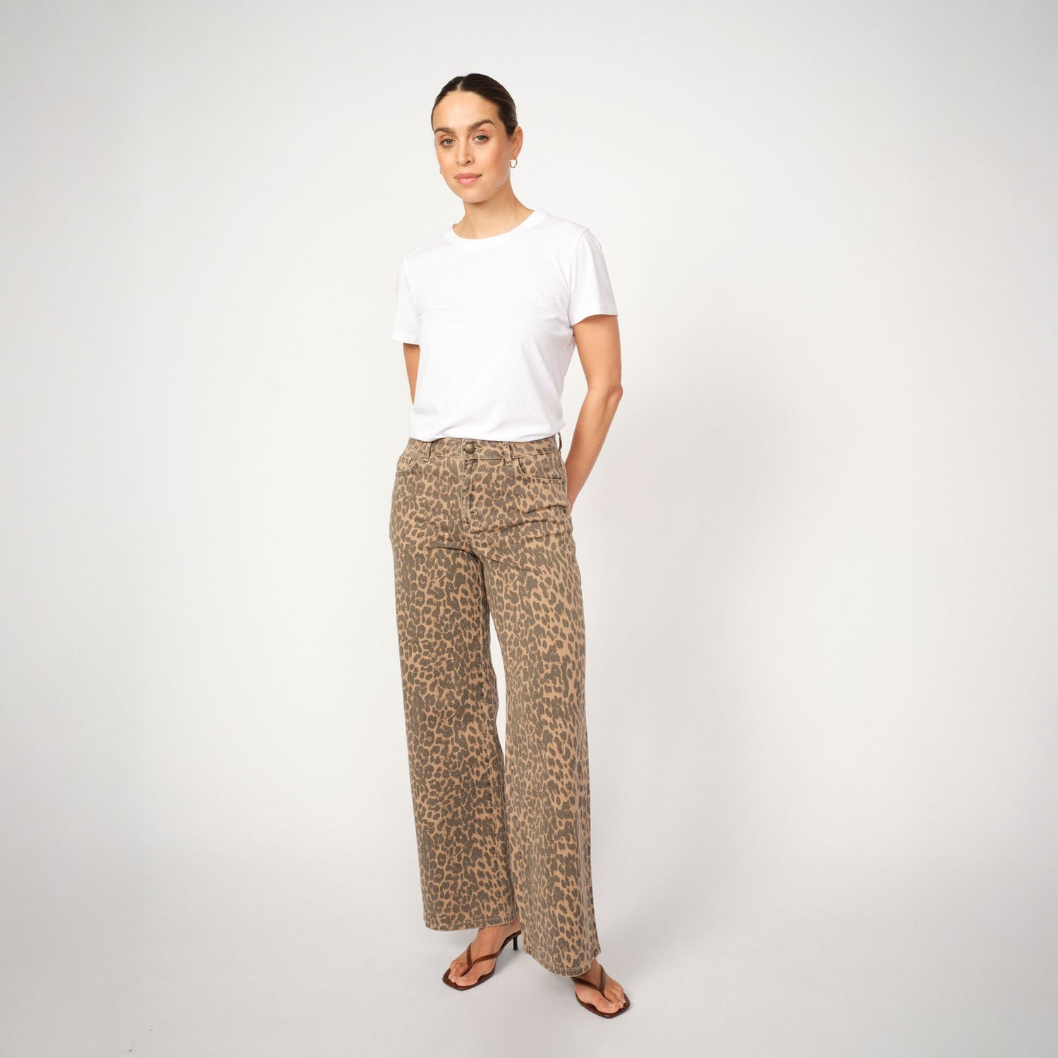 Dara Leo Pants - Leopard Print