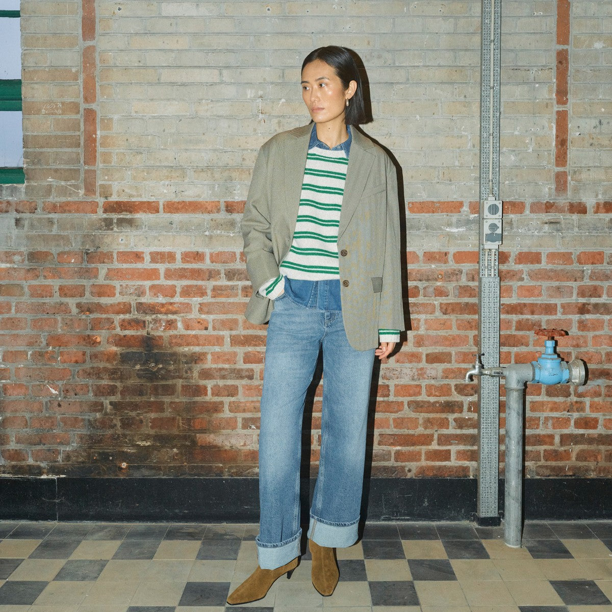 Khai Two Stripe Knit - Amazon