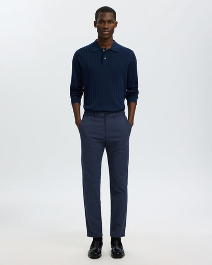 175-Slim Miles Brushed Pant - Dark Sapphire