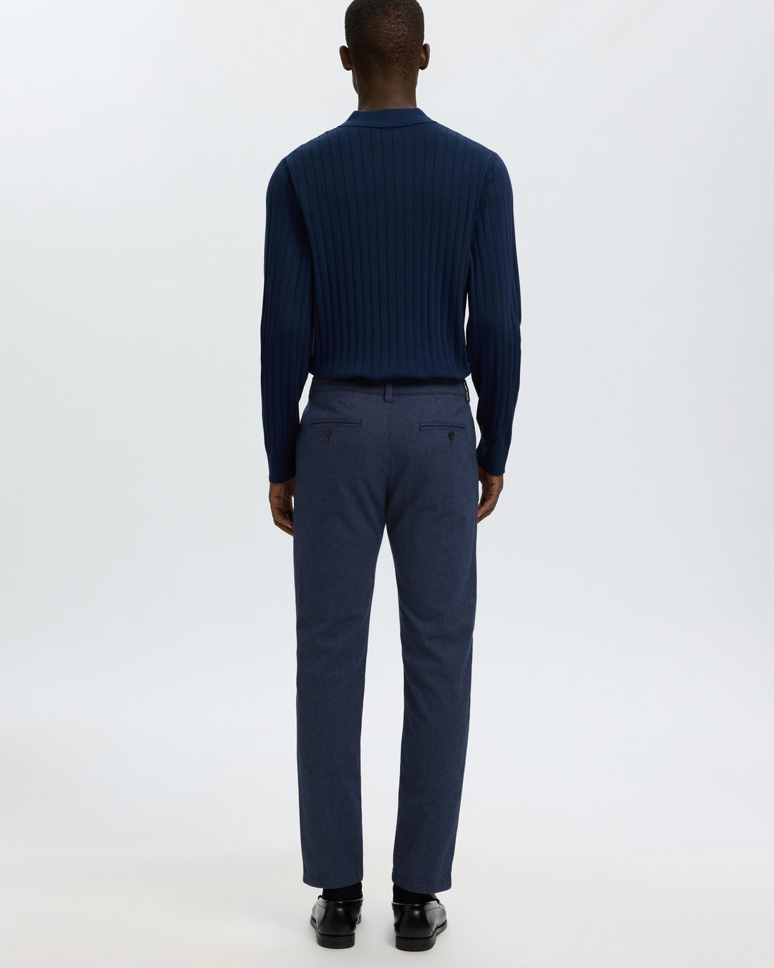175-Slim Miles Brushed Pant - Dark Sapphire