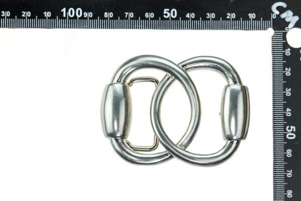 Baby Silver Bit Buckle - Silver