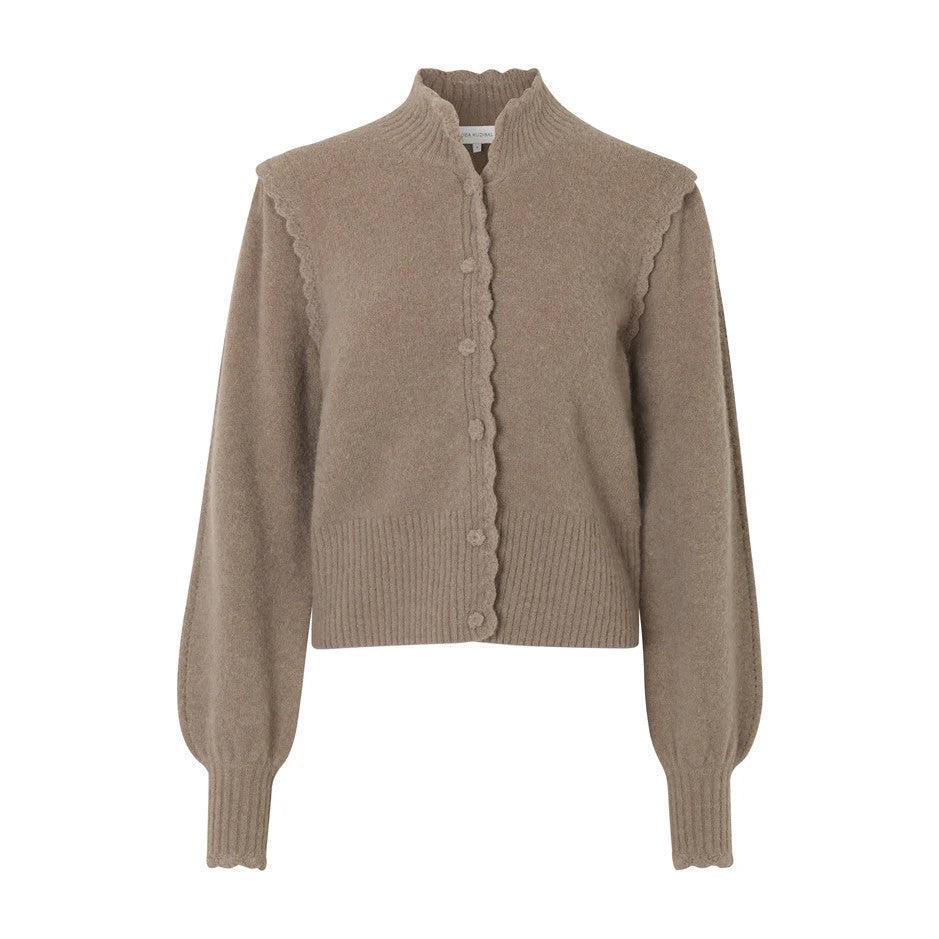 Bellis RWS Cardigan with Buttons - Pigeon