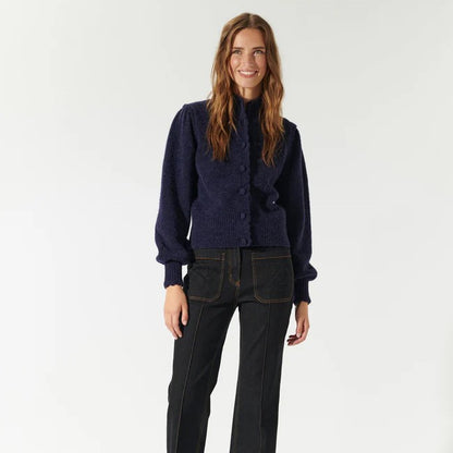 Bellis RWS Cardigan with Buttons - Navy