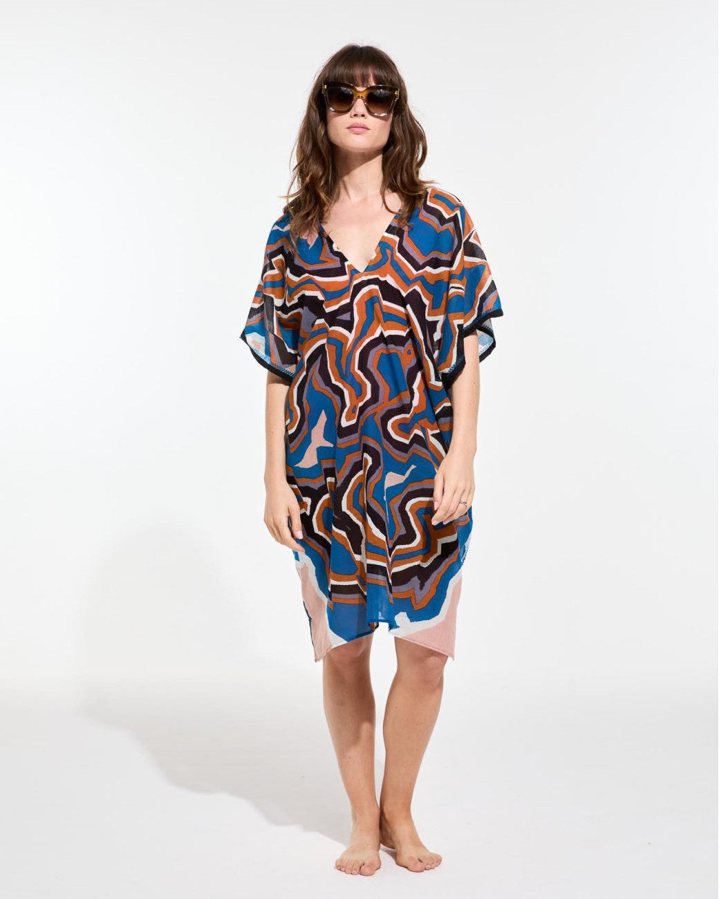 Blue Kaftan Dress - Blues