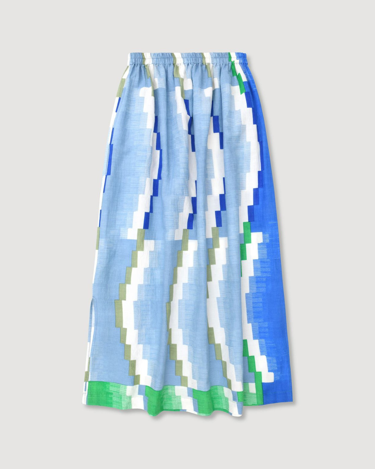 Geo Skirt - Sky Blue