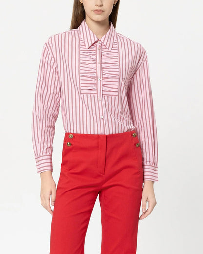 Stripe Cotton Shirt - Preppy Stripe