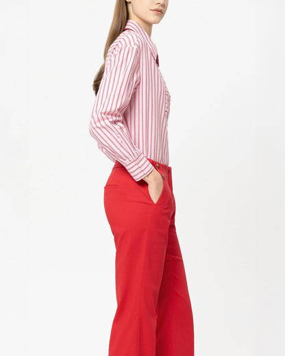 Stripe Cotton Shirt - Preppy Stripe