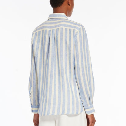 Lari Striped Shirt - Light Blue