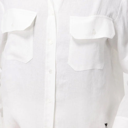 Eureka Double Pocket Shirt - White