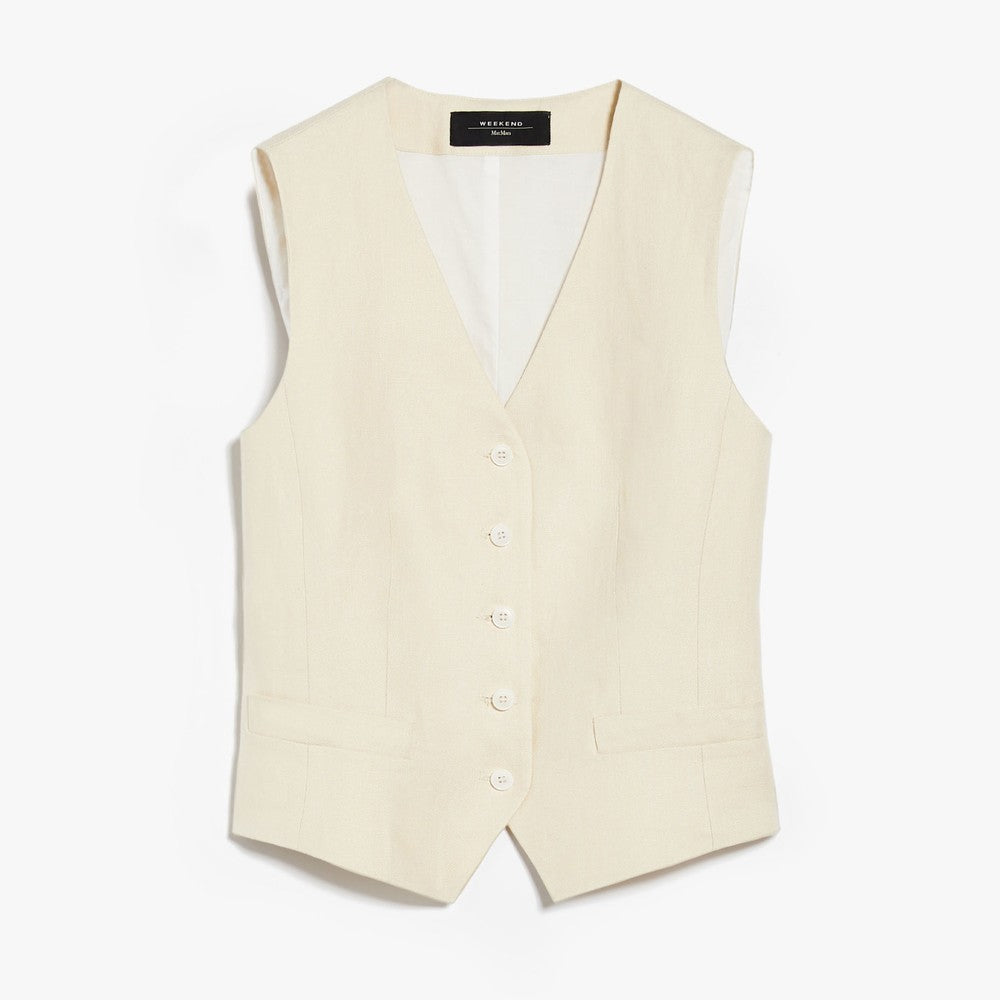 Pacche Waistcoat Jacket - Sand