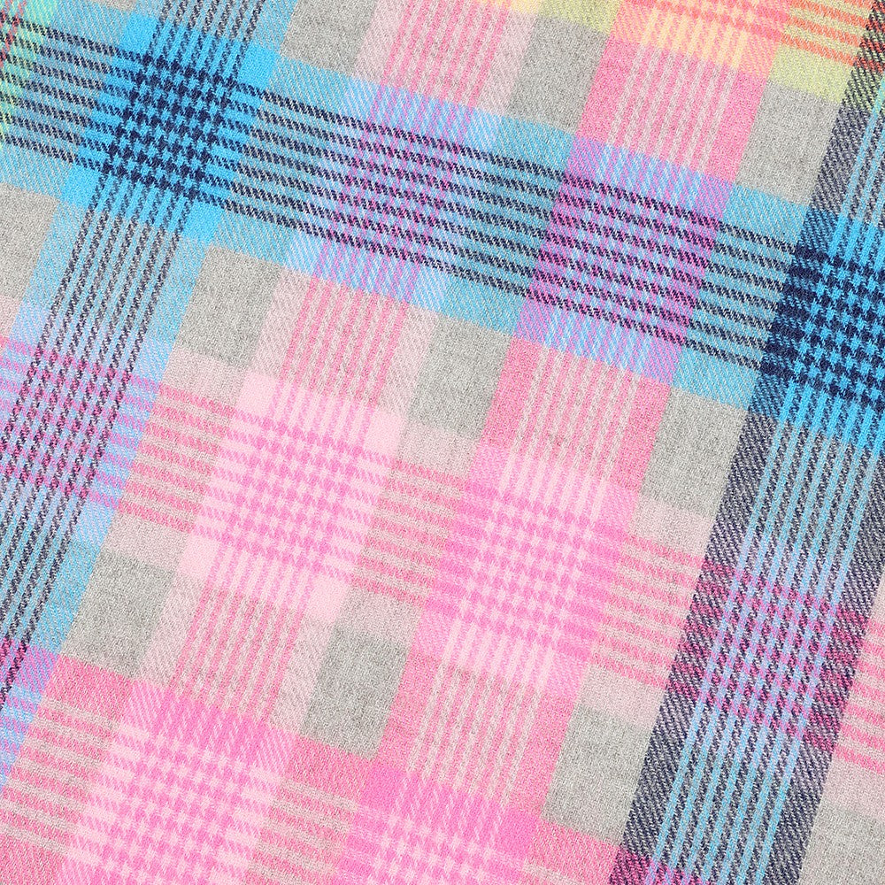 Colourful Check Scarf - Multi Check