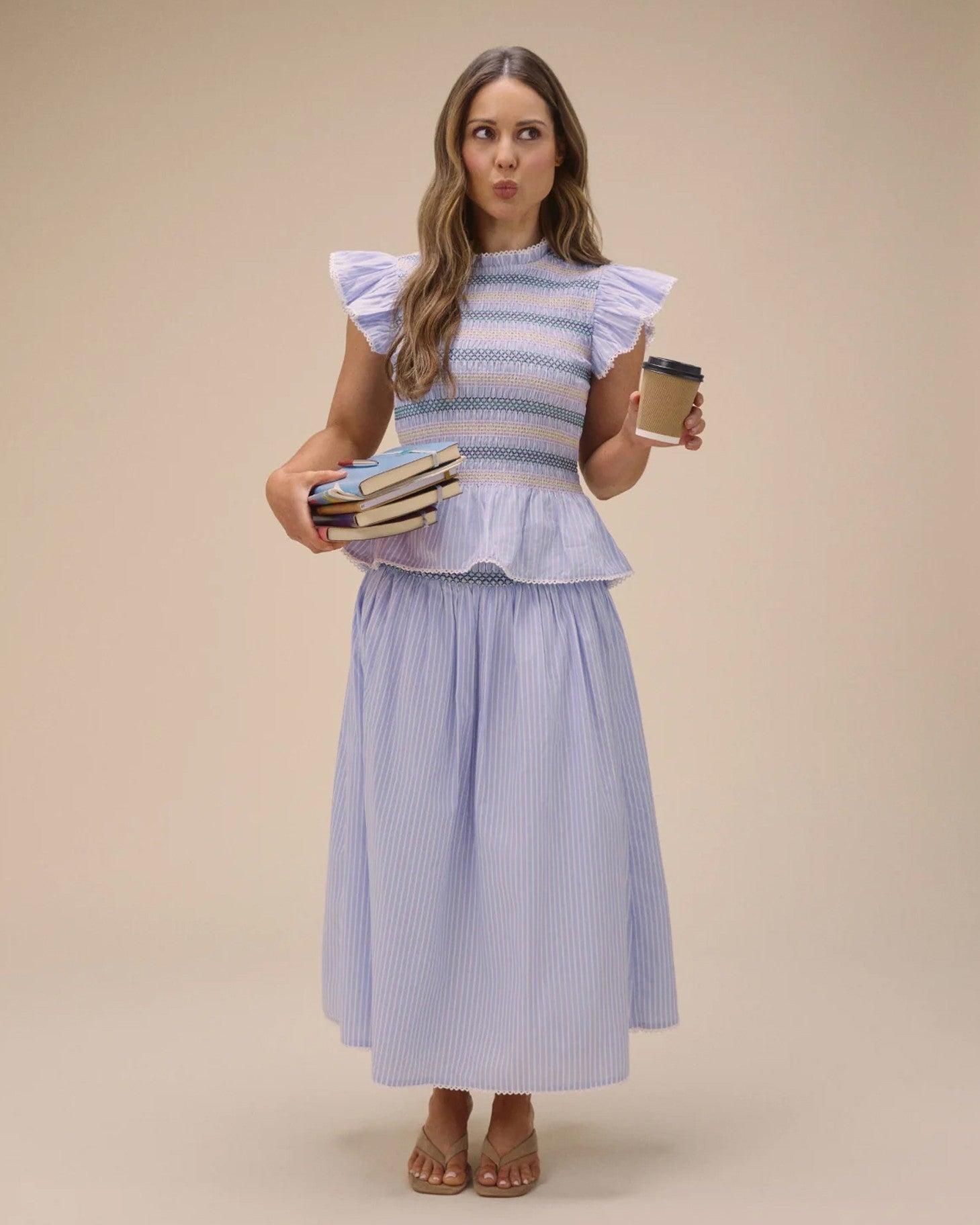 Ronda Skirt - Blue