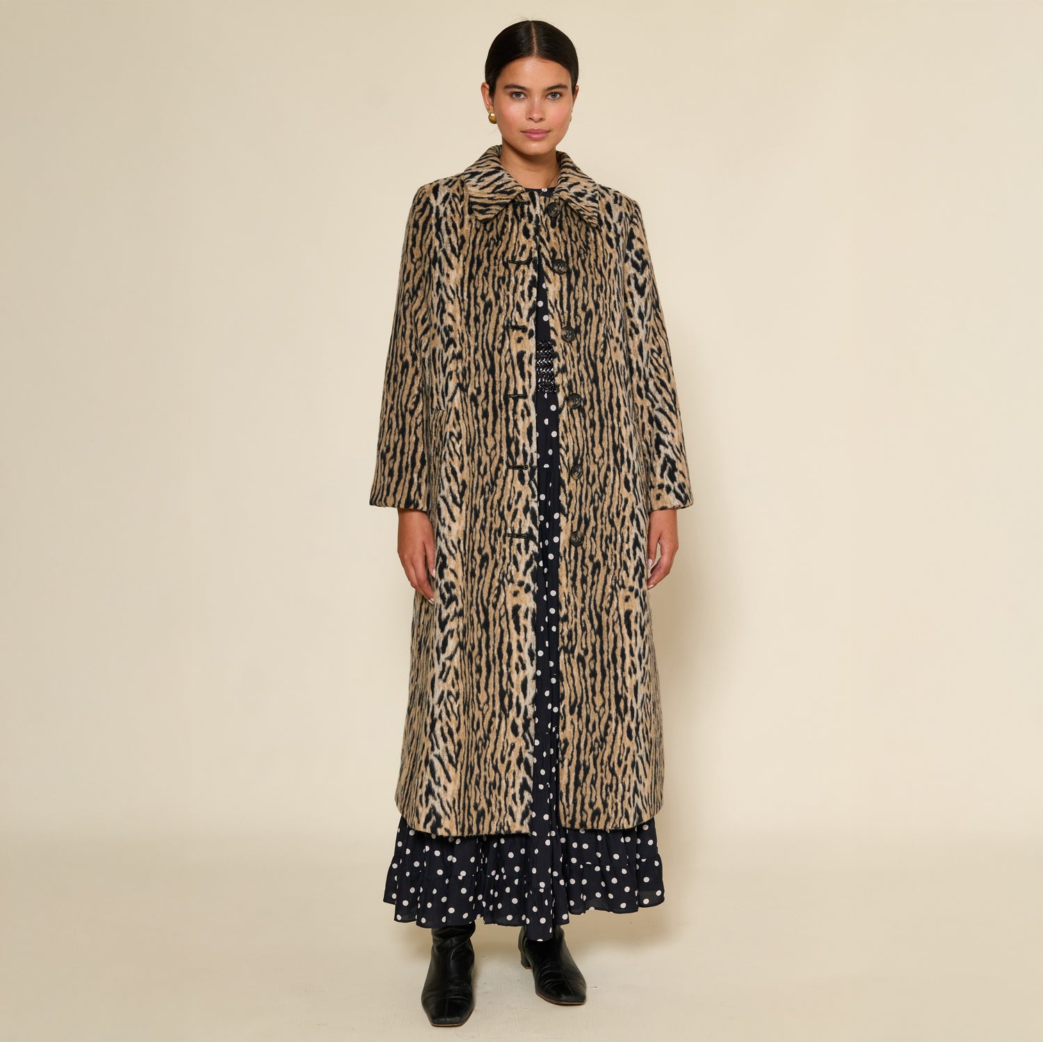 Milly Coat - Bohemia Leopard
