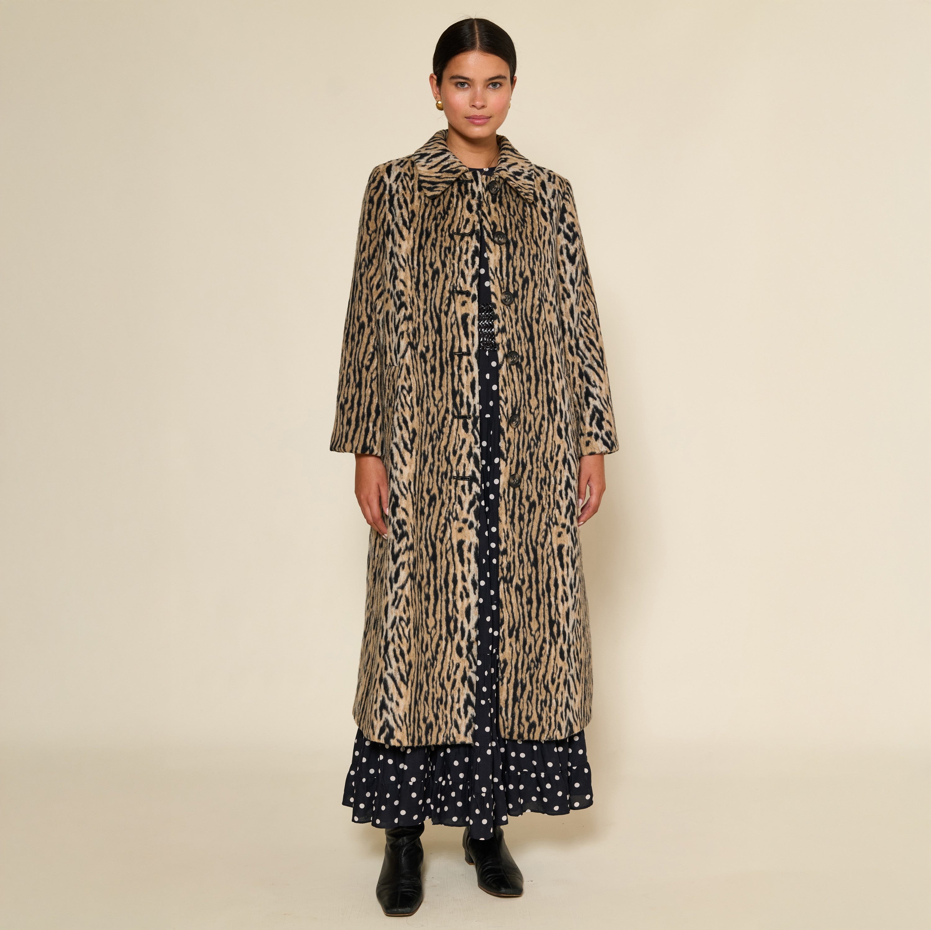 Milly Coat - Bohemia Leopard