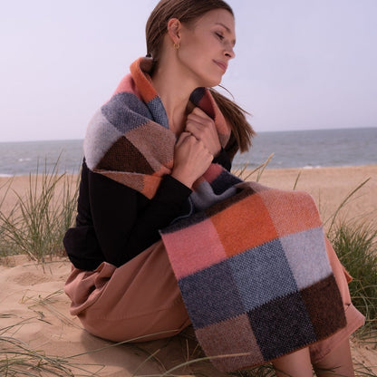 Big Brushed Scarf - Copper Beech