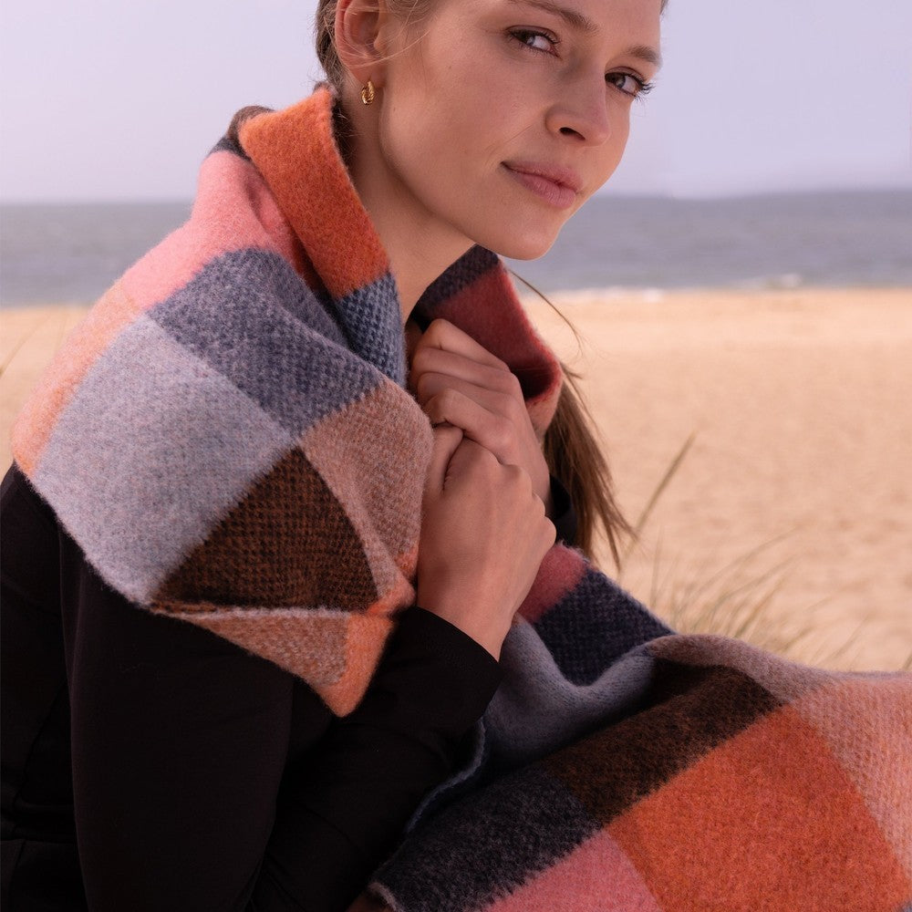 Big Brushed Scarf - Copper Beech
